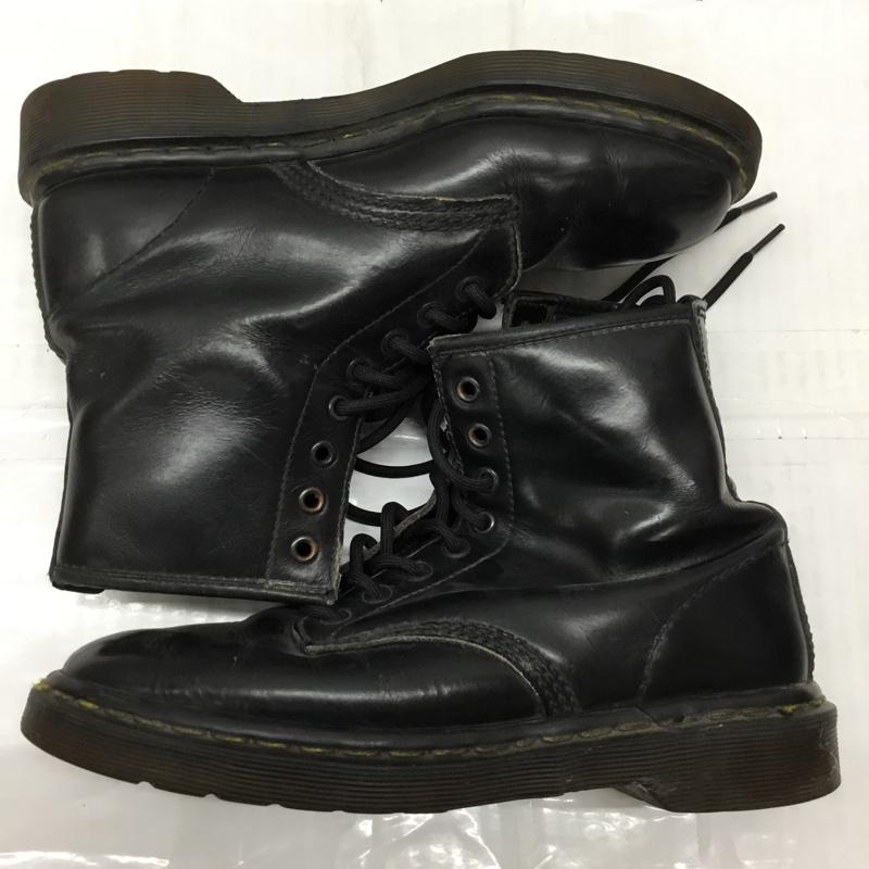 ドクターマーチン Dr.Martens ブーツ ショートブーツ 8ホール 無地 黒 / ブラック /  メンズ USED 古着 中古 10110504