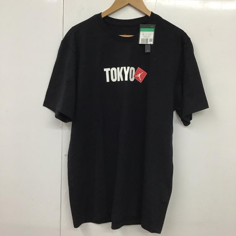 エアジョーダン AIR JORDAN Tシャツ 半袖 dd8043-010 半袖カットソー プリントTシャツ クルーネックカットソー XL ロゴ、文字 黒 / ブラック /  メンズ USED 古着 中古 10131446