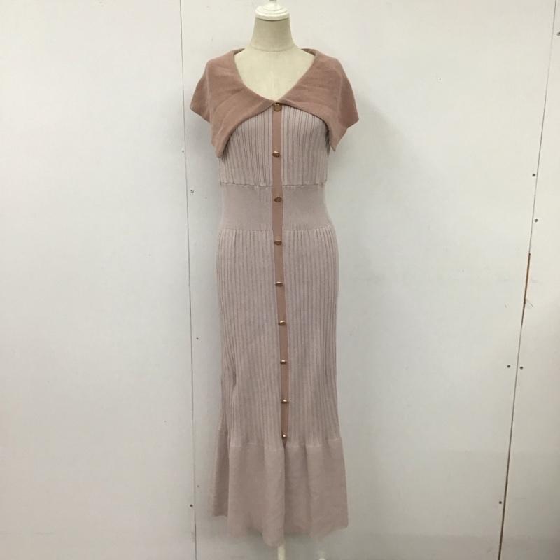 ジルスチュアート JILLSTUART ワンピース ロングスカート 125-2140050 ノースリーブワンピース FREE 無地 桃 / ピンク /  レディース USED 古着 中古 10121739