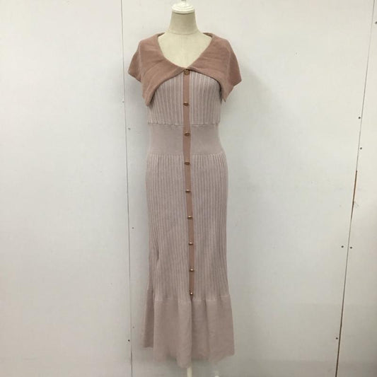 ジルスチュアート JILLSTUART ワンピース ロングスカート 125-2140050 ノースリーブワンピース FREE 無地 桃 / ピンク /  レディース USED 古着 中古 10121739
