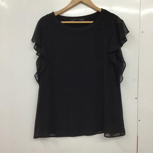 ザラウーマン ZARA WOMAN カットソー 半袖 M 無地 黒 / ブラック /  レディース USED 古着 中古 10150840
