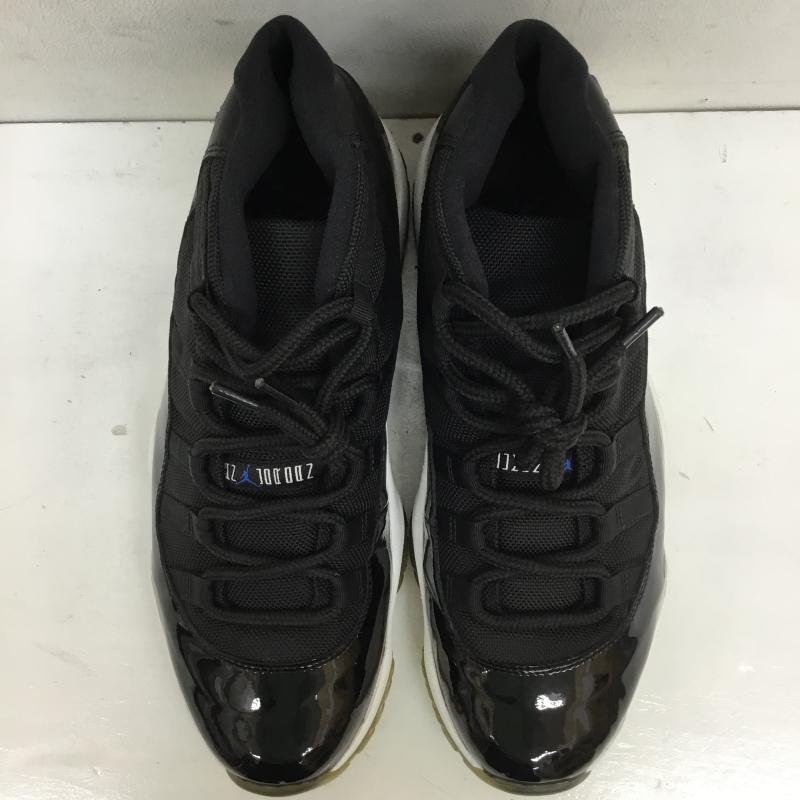 ナイキ NIKE スニーカー スニーカー 378037-041 NIKE AIR JORDAN 11 RETRO SPACE JAM 2009 ナイキ エアジョーダン11 レトロ  スペース ジャム 28.5cm ロゴ、文字 黒 / ブラック /  メンズ USED 古着 中古 10122747