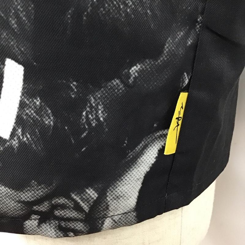 ウェイステッドパリス WASTED PARIS シャツ、ブラウス 半袖 半袖シャツ カラーシャツ 半袖カットソー プリントシャツ M プリント 黒 / ブラック /  メンズ USED 古着 中古 10120291