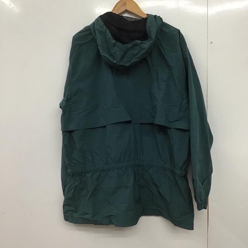 ナイキ NIKE ジャケット、上着 ジャケット、ブレザー プルオーバージャケットパーカー アウター XL ロゴ、文字 緑 / グリーン /  メンズ USED 古着 中古 10146023