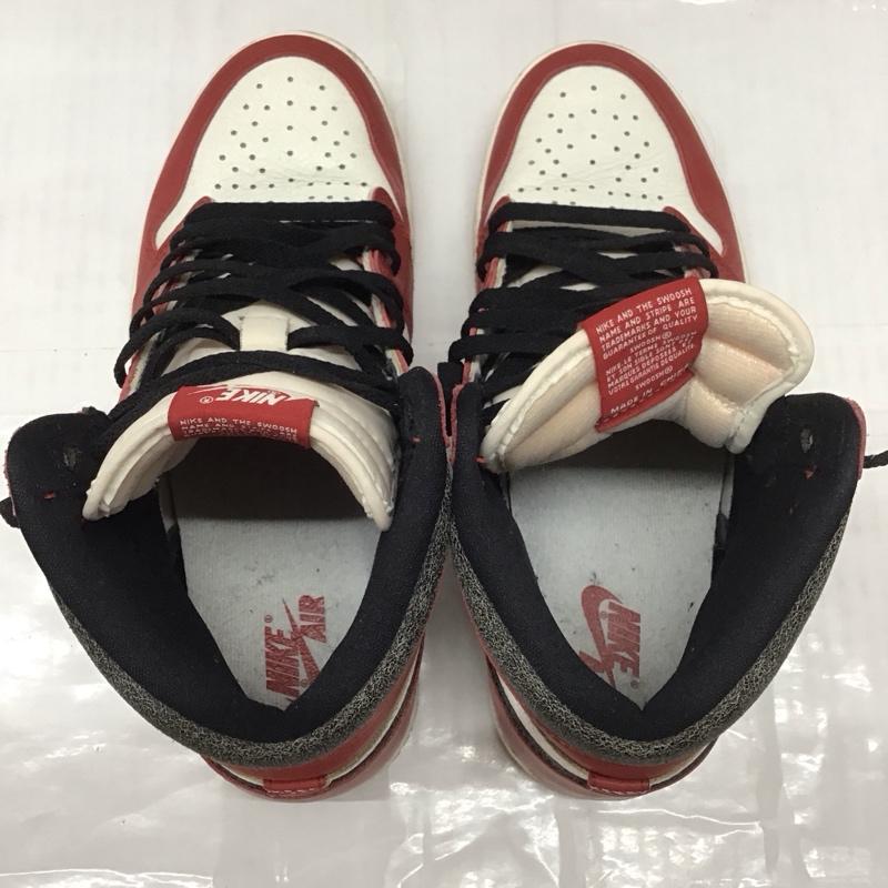 ナイキ NIKE スニーカー スニーカー DZ5485 612 AIR JORDAN 1 RETRO HIGH OG 28cm 箱有 28.0cm ロゴ、文字 白 / ホワイト / X 黒 / ブラック / X 赤 / レッド /  メンズ USED 古着 中古 10111763