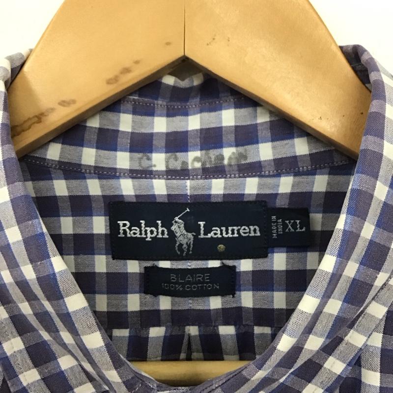 ラルフローレン RALPHLAUREN シャツ、ブラウス 長袖 ボタンダウンシャツ XL チェック マルチカラー / マルチカラー /  メンズ USED 古着 中古 10128507