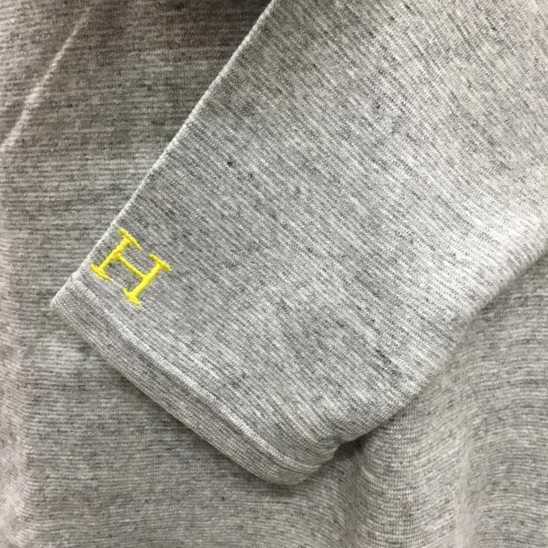 ハリウッドランチマーケット HOLLYWOOD RANCH MARKET カットソー 長袖 長袖カットソー Vネックカットソー ロングスリーブカットソー 無地Tシャツ 4 無地 灰 / グレー /  メンズ USED 古着 中古 10114129