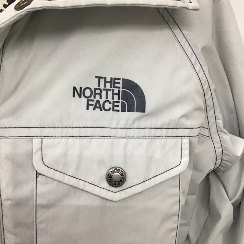 ザノースフェイス THE NORTH FACE ジャケット、上着 ジャケット、ブレザー wb-j405 ジップアップブルゾン eYeCOMMEdesGARCONS JUNYAWATANABEMAN コラボ M ロゴ、文字 白 / ホワイト /  メンズ USED 古着 中古 10108678