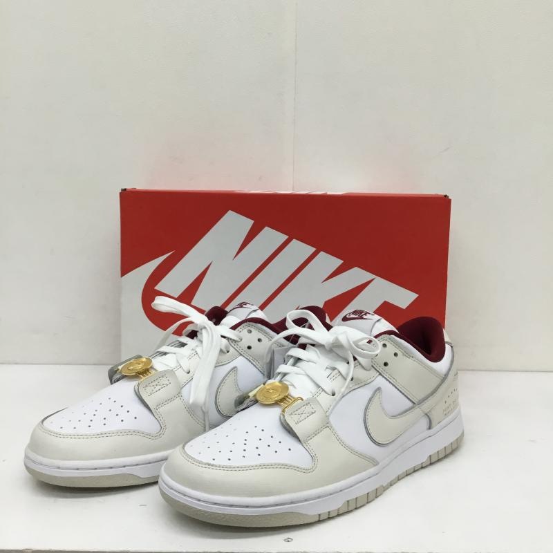 ナイキ NIKE スニーカー スニーカー W NIKE DUNK LOW SE DV1160-100 27.5cm 白 / ホワイト / X 赤 / レッド /  メンズ USED 古着 中古 10120874