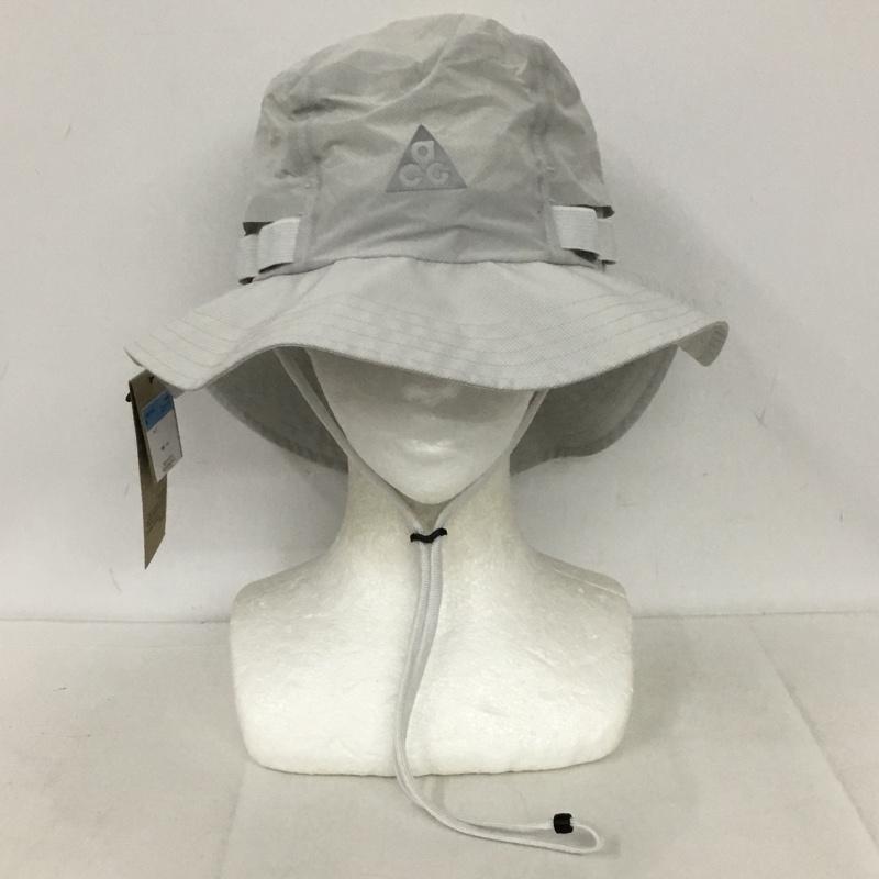 ナイキ エィシージー NIKE ACG 帽子 ハット FQ6845-025 エイペックス Storm-FIT ADV バケットハット タグ付き ロゴ、文字 灰 / グレー /  メンズ USED 古着 中古 10138046