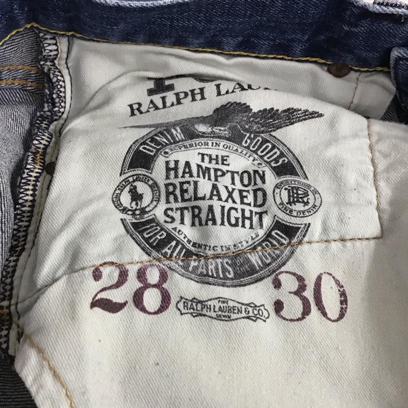 ポロラルフローレン POLO RALPH LAUREN パンツ デニム、ジーンズ デニムパンツ スリムパンツ カジュアルパンツ ストレッチパンツ 28インチ 無地 インディゴ / インディゴ /  メンズ USED 古着 中古 10149955