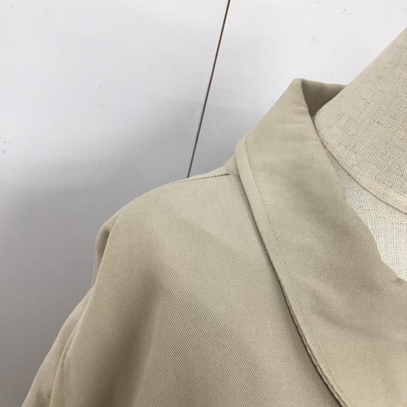 ザラ ZARA コート コート一般 8073 040 806 ロング丈 L 無地 ベージュ / ベージュ /  レディース USED 古着 中古 10107517