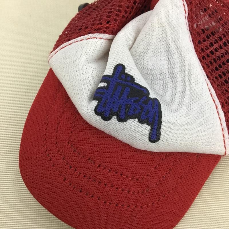 ステューシー STUSSY ファッション小物 ファッション小物 キャップ型 ポーチ 小物入れ ロゴ、文字 赤 / レッド /  メンズ USED 古着 中古 10146895