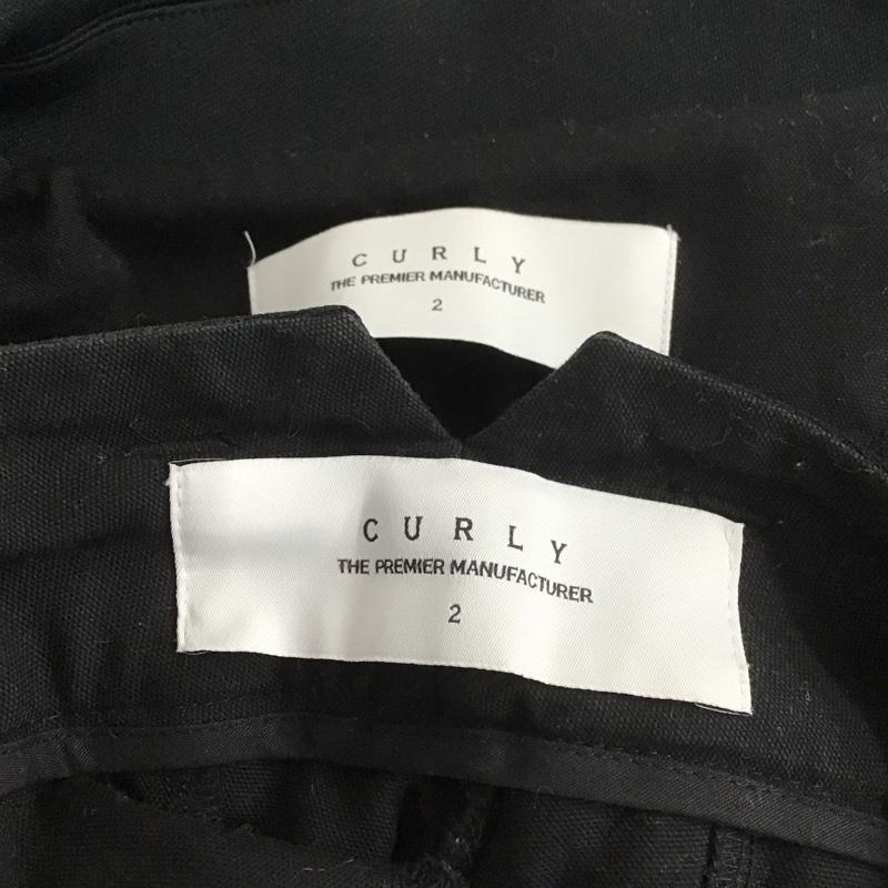 カーリー Curly セットアップ セットアップ セットアップ 長袖ジャケット スラックスパンツ 2点セット 2 無地 黒 / ブラック /  メンズ USED 古着 中古 10142079