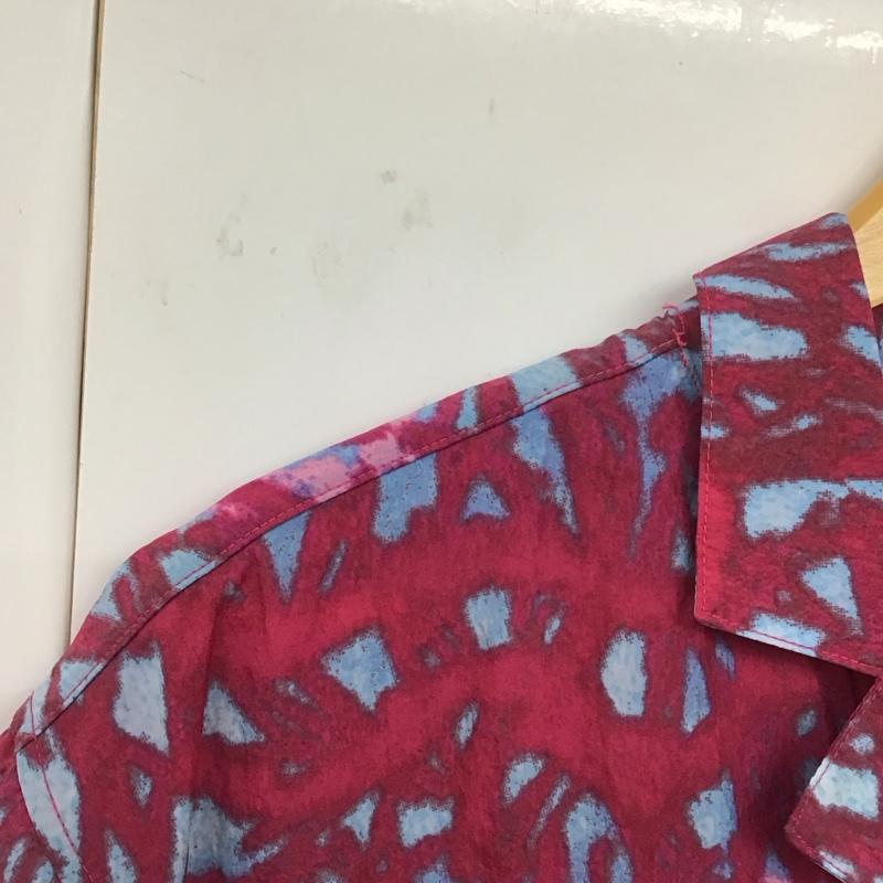 ナイキ エィシージー NIKE ACG シャツ、ブラウス 半袖 半袖シャツ ジップアップシャツ カラープリントシャツ M プリント マルチカラー / マルチカラー /  メンズ USED 古着 中古 10131251