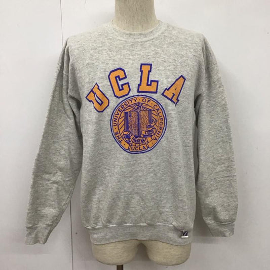 古着 USED トレーナー 長袖 長袖トレーナー スウェット 長袖カットソー プリントスウェット L ロゴ、文字 灰 / グレー /  メンズ USED 古着 中古 10107230