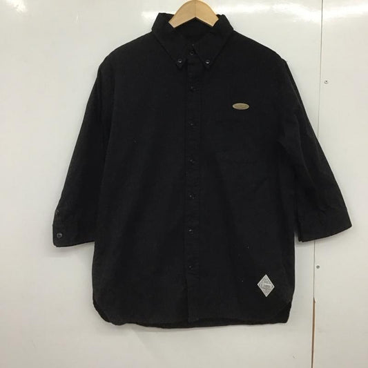クライミー CRIMIE シャツ、ブラウス 長袖 長袖シャツ カジュアルシャツ L ロゴ、文字 黒 / ブラック /  メンズ USED 古着 中古 10148008