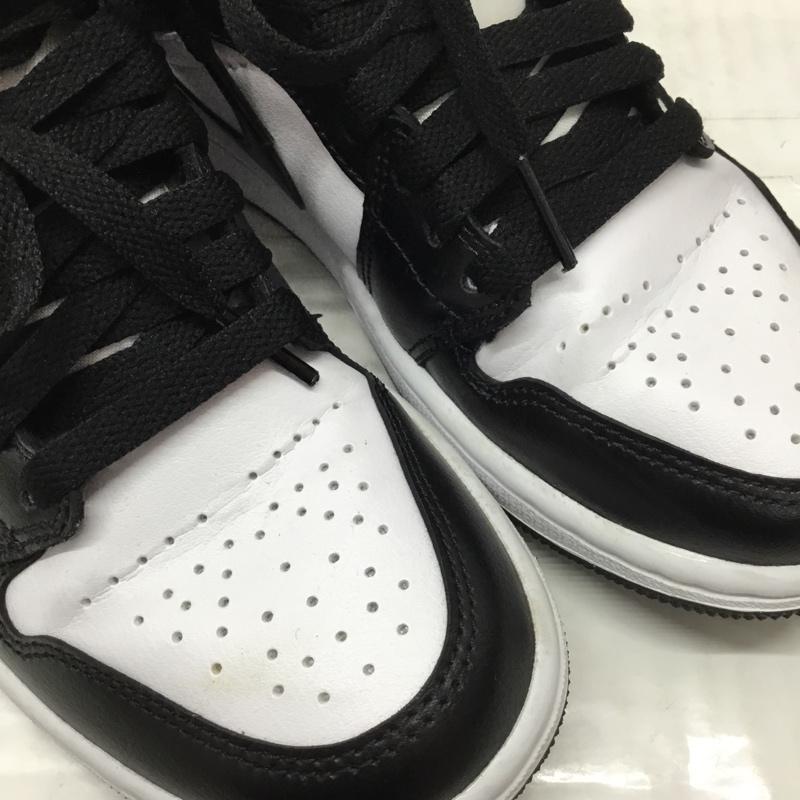 ナイキ NIKE スニーカー スニーカー DC0774-101 WMNS AIR JORDAN 1 LOW 22.5cm 22.5cm ロゴ、文字 白 / ホワイト / X 黒 / ブラック /  レディース USED 古着 中古 10113754