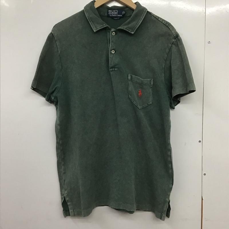 ポロバイラルフローレン Polo by RALPH LAUREN ポロシャツ 半袖 半袖ポロシャツ カラーシャツ 半袖カットソー L ロゴ、文字 マルチカラー / マルチカラー /  メンズ USED 古着 中古 10146070