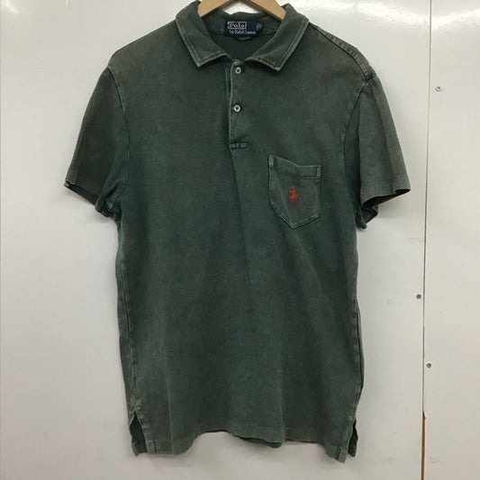 ポロバイラルフローレン Polo by RALPH LAUREN ポロシャツ 半袖 半袖ポロシャツ カラーシャツ 半袖カットソー L ロゴ、文字 マルチカラー / マルチカラー /  メンズ USED 古着 中古 10146070