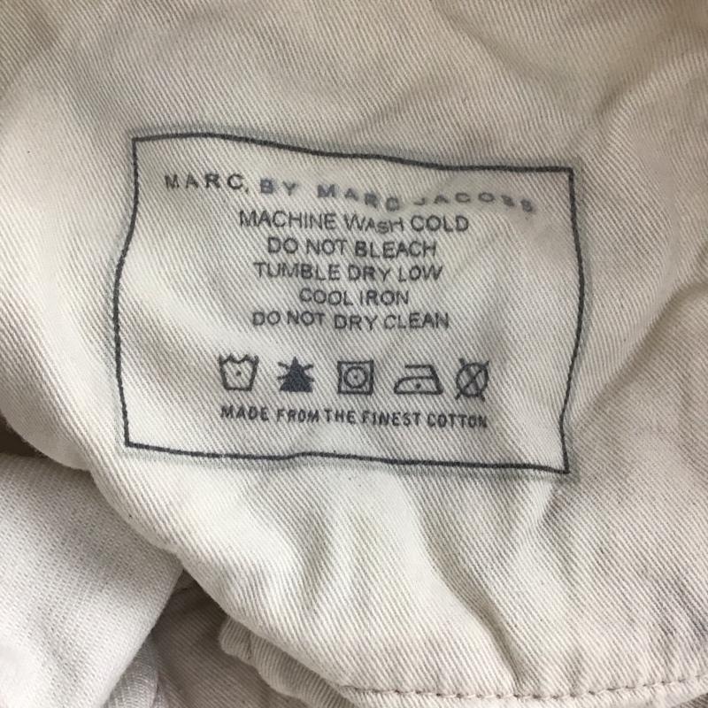 マークバイマークジェイコブス MARC by MARC JACOBS パンツ デニム、ジーンズ デニムパンツ ワイドパンツ カジュアルパンツ 34 無地 白 / ホワイト /  メンズ USED 古着 中古 10139020