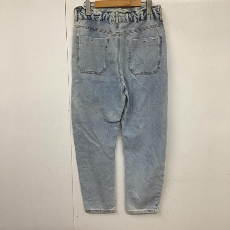 ザラ ZARA パンツ デニム、ジーンズ 34 無地 水色 / ライトブルー /  レディース USED 古着 中古 10130401