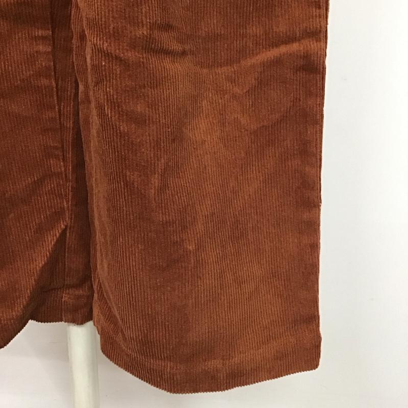 エヘカソポ ehka sopo ボトムス ボトムス 1405941 コーデュロイパンツ FREE 無地 茶 / ブラウン /  レディース USED 古着 中古 10120760