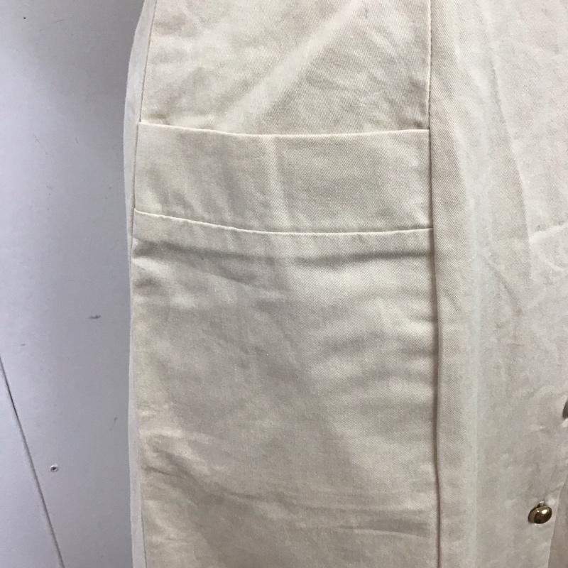 アビトーキョー ABITOKYO ワンピース ロングスカート A01B2245AB ロングシャツワンピース 半袖 ノーカラー 0 無地 ベージュ / ベージュ /  レディース USED 古着 中古 10114021