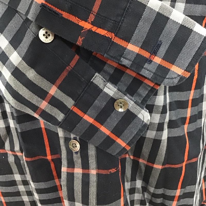 バーバリーズ BURBERRYS シャツ、ブラウス 長袖 長袖シャツ カラーシャツ ポケットシャツ 長袖カットソー チェックシャツ L チェック マルチカラー / マルチカラー /  メンズ USED 古着 中古 10123776