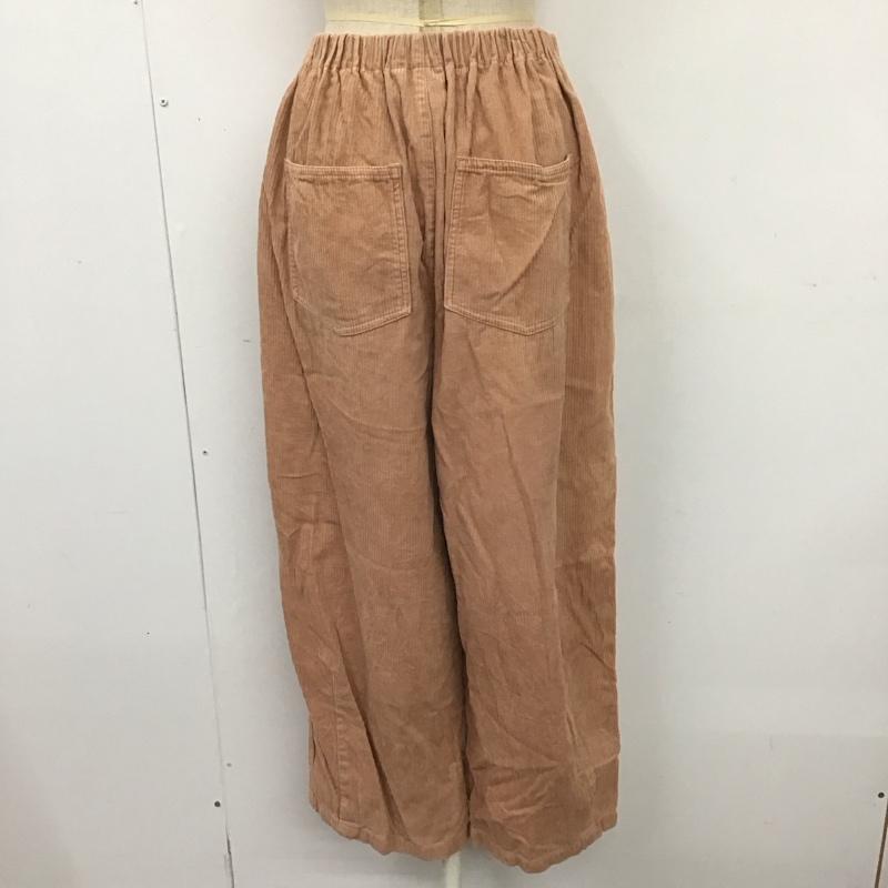 ニコアンド niko and... ボトムス ボトムス ST95CL07SW コーデュロイパンツ クライミングパンツ ワイドパンツ 3 無地 橙 / オレンジ /  レディース USED 古着 中古 10118021