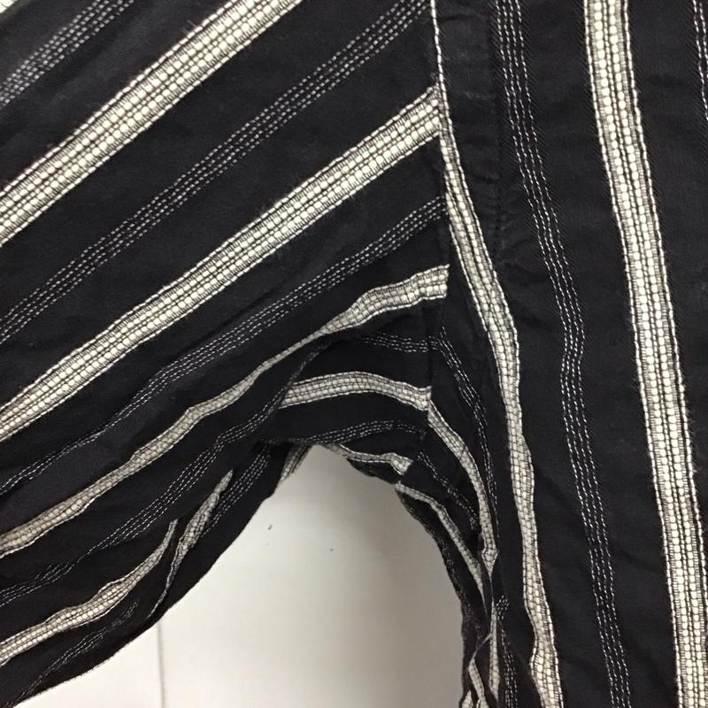 ヴェルサーチ VERSACE シャツ、ブラウス 長袖 VERSACE CLASSIC V2 コットン ストライプ 紺 / ネイビー / X 白 / ホワイト /  メンズ USED 古着 中古 10107660