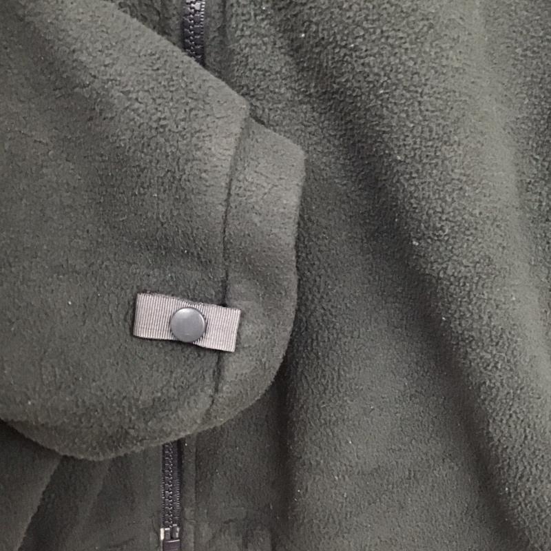 ザノースフェイス THE NORTH FACE ジャケット、上着 ジャケット、ブレザー ジップアップフリースジャケット アウター 長袖ジャケット M ロゴ、文字 黒 / ブラック / X 灰 / グレー /  メンズ USED 古着 中古 10136804