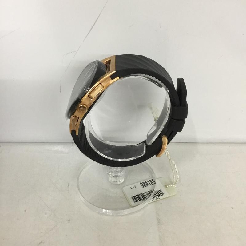 ブローバ BULOVA 腕時計 アナログ（クォーツ式） 98A185 CURV カーブ 箱有 ロゴ、文字 黒 / ブラック /  メンズ USED 古着 中古 10133874