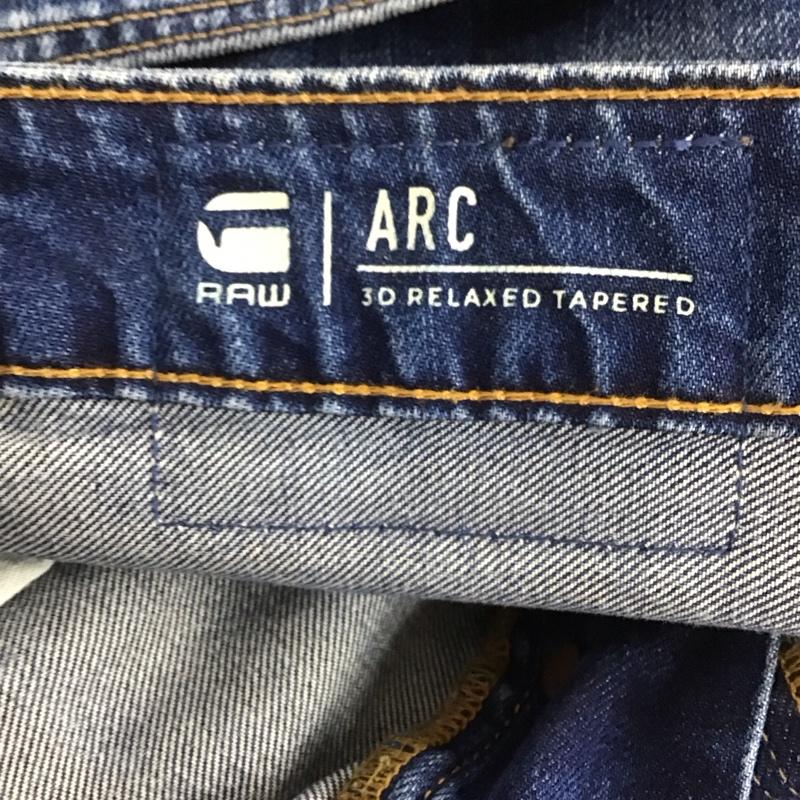 ジースターロゥ G-STAR RAW パンツ デニム、ジーンズ デニムパンツ カジュアルパンツ ダメージ加工 31インチ 無地 インディゴ / インディゴ /  メンズ USED 古着 中古 10106604