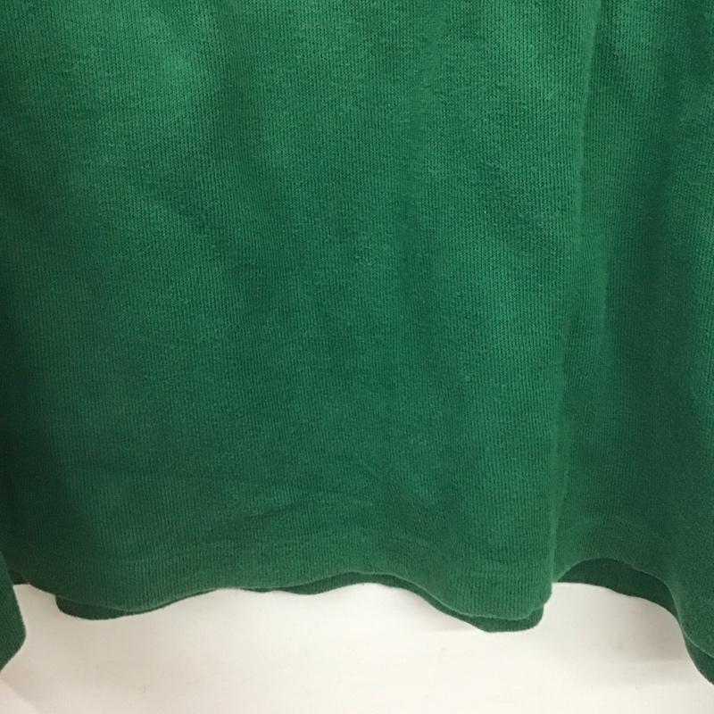 ポロラルフローレン POLO RALPH LAUREN トレーナー 長袖 長袖トレーナー ジップアップネック スタンドカラー L ロゴ、文字 緑 / グリーン /  メンズ USED 古着 中古 10147986