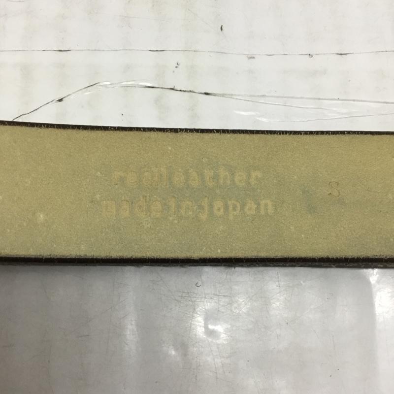 アベイシングエイプ A BATHING APE ベルト・バックル ベルト レザー BAPE ロゴ、文字 茶 / ブラウン / X 金 / ゴールド /  メンズ USED 古着 中古 10117013