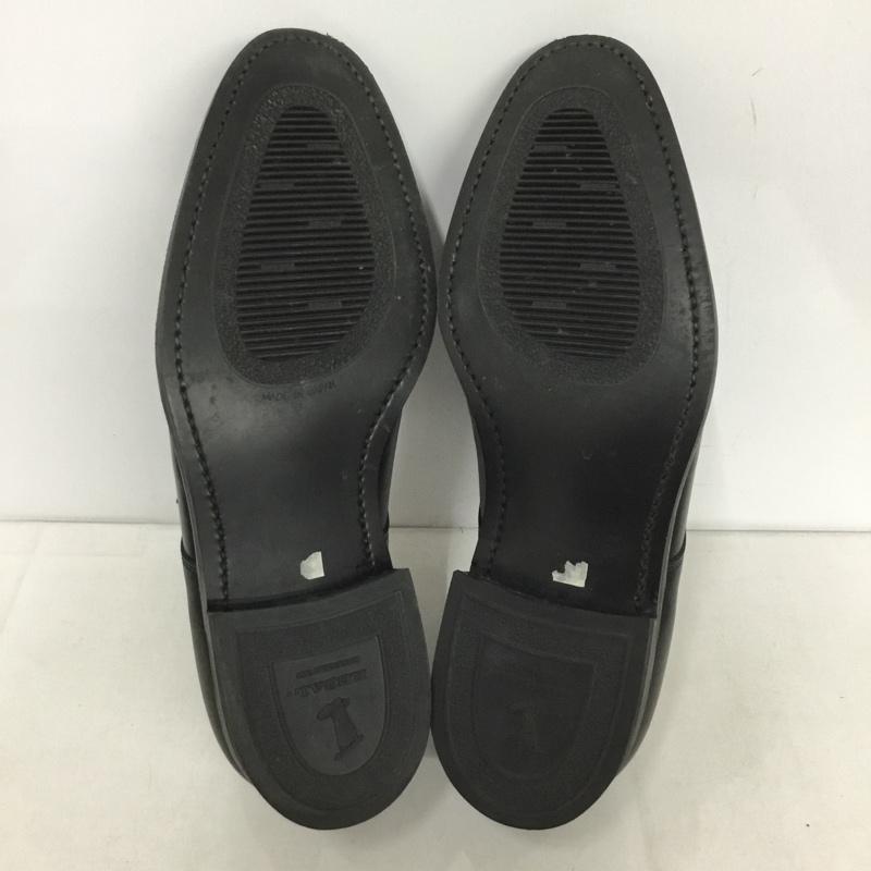 リーガル REGAL 革靴 革靴 JU17 ビジネスシューズ プレーントゥ 25 25.0cm 無地 黒 / ブラック /  メンズ USED 古着 中古 10140788