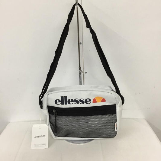 エレッセ ellesse ショルダーバッグ ショルダーバッグ EB7010 メッシュポケット タグ付き FREE ロゴ、文字 白 / ホワイト /  メンズ USED 古着 中古 10128534