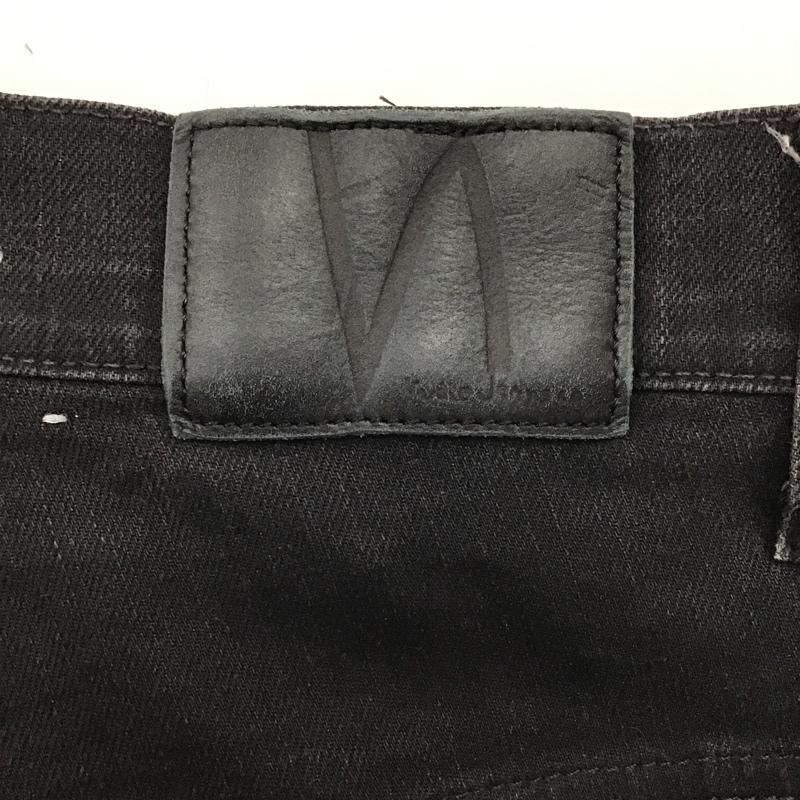 ヌーディージーンズ Nudie Jeans パンツ デニム、ジーンズ W30L32 30インチ 無地 黒 / ブラック /  メンズ USED 古着 中古 10105636