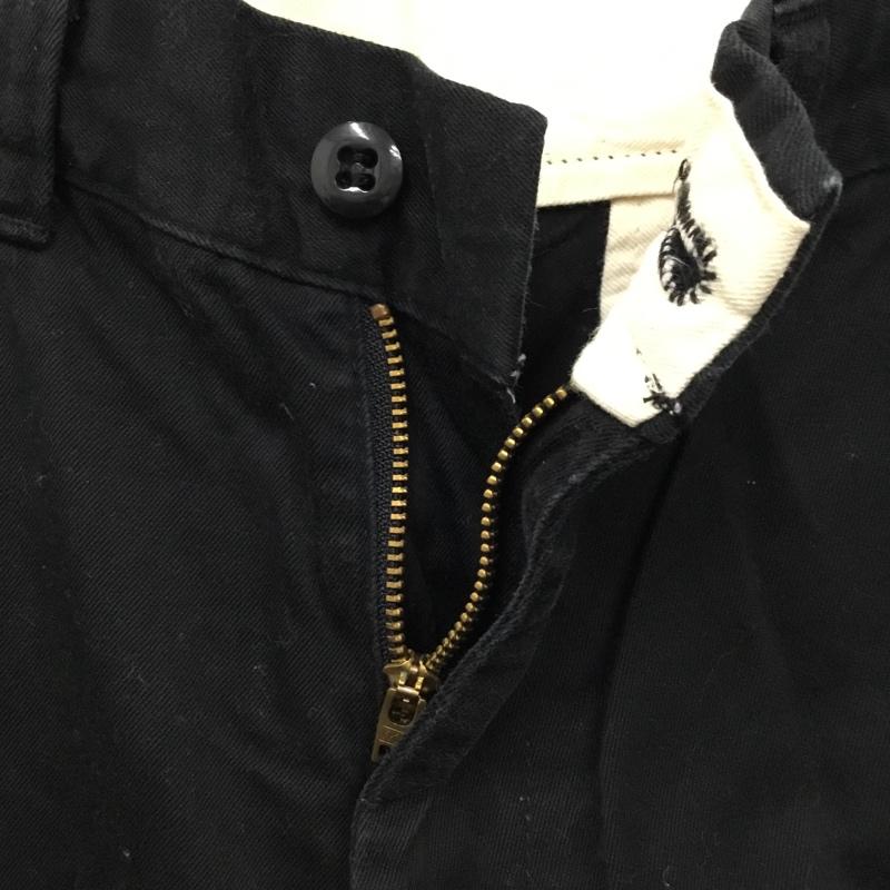 ショット schott パンツ チノパン チノパン カジュアルパンツ ワイドパンツ ストレートパンツ 31インチ 無地 黒 / ブラック /  メンズ USED 古着 中古 10115203