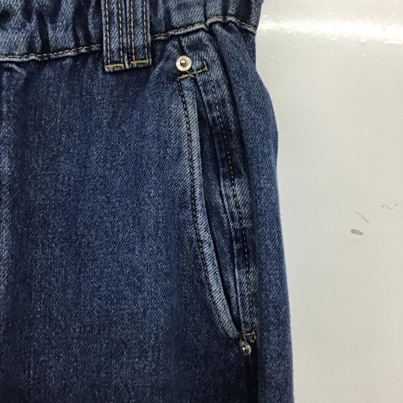 ザラ ZARA パンツ デニム、ジーンズ 5862/152/407 34 無地 インディゴ / インディゴ /  レディース USED 古着 中古 10133738