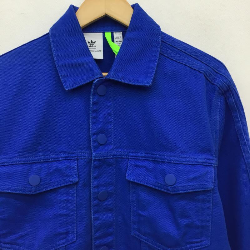 アディダス adidas ジャケット、上着 ジャケット、ブレザー IU2460 XS ロゴ、文字 青 / ブルー /  レディース USED 古着 中古 10141153