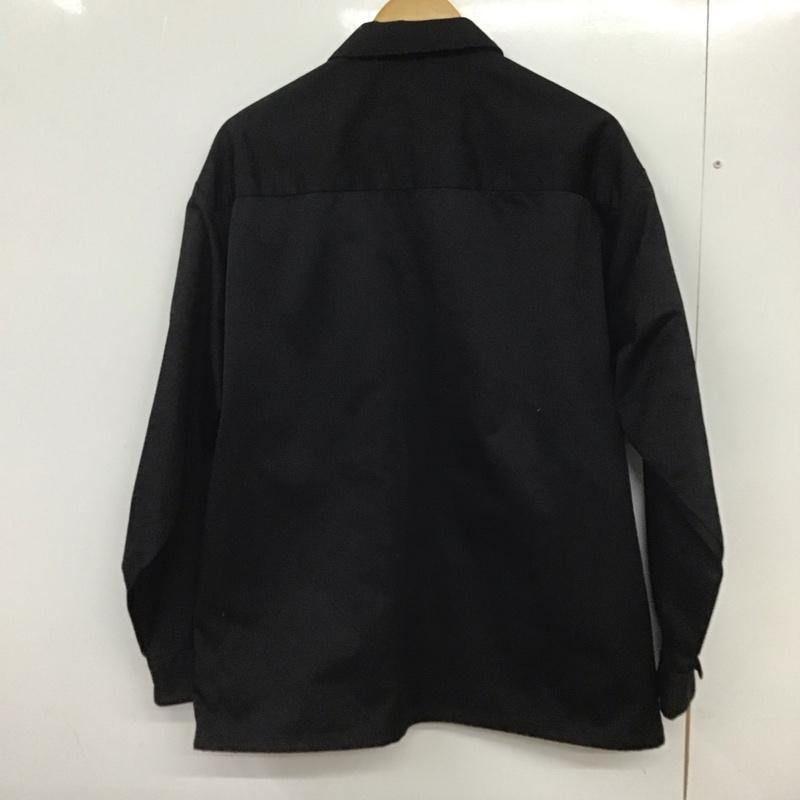フリークスストア FREAK S STORE シャツ、ブラウス 長袖 長袖シャツ ポケットシャツ カラーシャツ M ロゴ、文字 黒 / ブラック /  メンズ USED 古着 中古 10133071