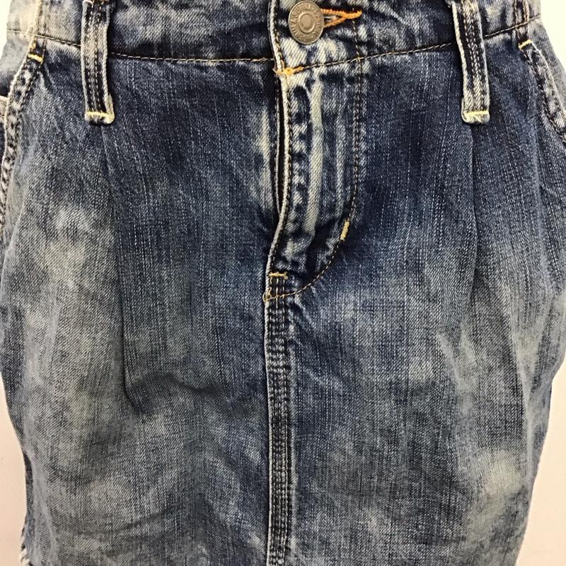 ラルフローレンデニム&サプライ RalphLauren Denim&Supply スカート ミニスカート WMDSDNMS4R00001 デニム 無地 青 / ブルー /  レディース USED 古着 中古 10120407