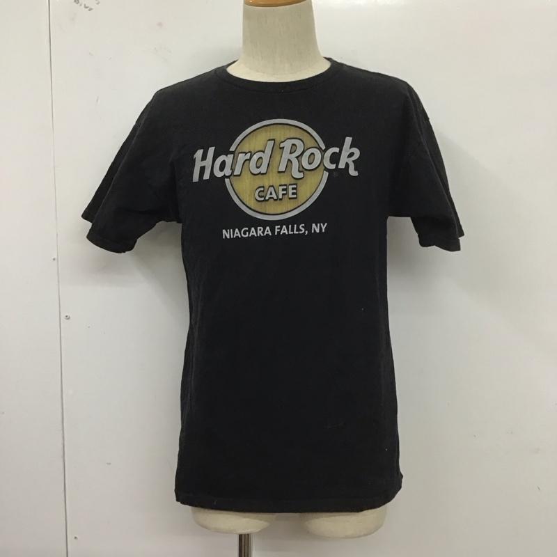 ハードロックカフェ HARD ROCK CAFE Tシャツ 半袖 半袖カットソー プリントTシャツ クルーネックカットソー M プリント 黒 / ブラック /  メンズ USED 古着 中古 10127419
