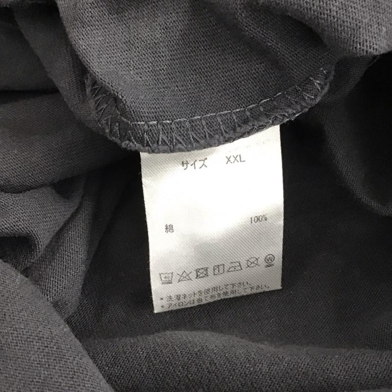 ナインティナインティ 9090 Tシャツ 半袖 半袖カットソー プリントTシャツ クルーネックカットソー fr2 XXL プリント ダークグレー / ダークグレー /  メンズ USED 古着 中古 10149189
