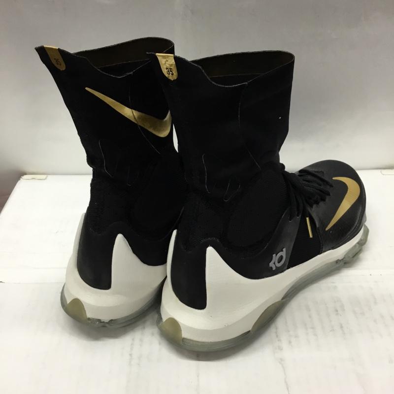 ナイキ NIKE スニーカー スニーカー 835615-071 KD 8 ELITE EP 28.5cm 箱有 ケビンデュライト 28.5cm ワンポイント 黒 / ブラック / X 金 / ゴールド /  メンズ USED 古着 中古 10107871