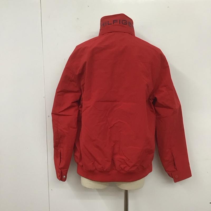 トミーヒルフィガー TOMMY HILFIGER ジャケット、上着 ジャンパー、ブルゾン L ロゴ、文字 赤 / レッド /  メンズ USED 古着 中古 10106752