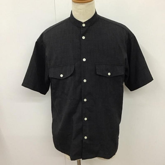 レイジブルー RAGEBLUE シャツ、ブラウス 半袖 RB020516AD オーバーサイズ スタンドカラー L 無地 黒 / ブラック /  メンズ USED 古着 中古 10116792