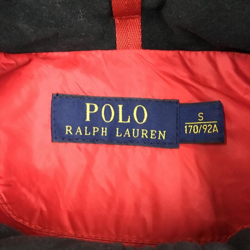 ポロラルフローレン POLO RALPH LAUREN ベスト ベスト ジップアップベスト ダウンベスト ノースリーブカットソー S ロゴ、文字 赤 / レッド /  メンズ USED 古着 中古 10108422